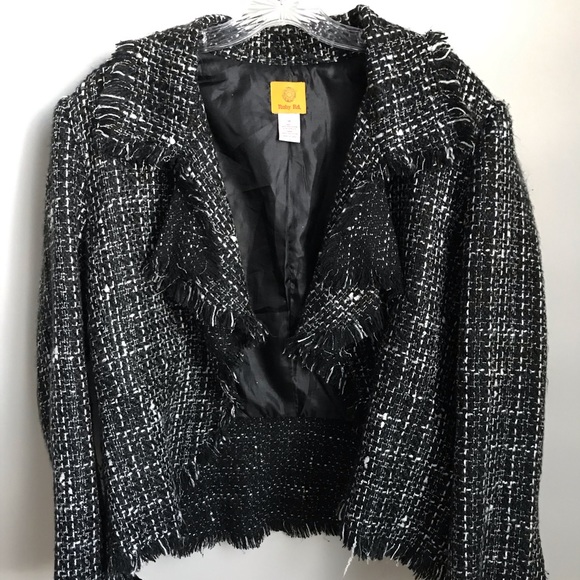 Ruby Rd. Jackets & Blazers - Ruby Rd. Frayed Tweed Jacket